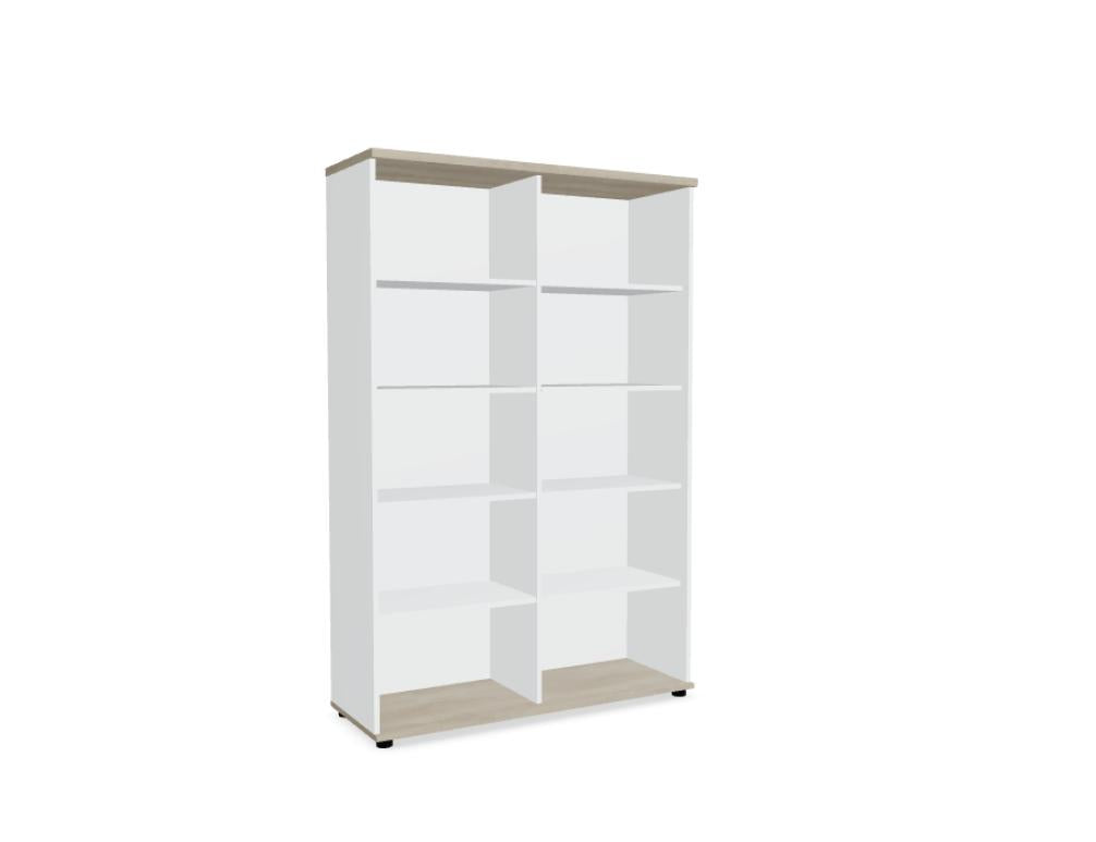 Bild eines Standregals Standard A5506 von Mdd, robustes Metallregal in dunkler Farbe mit mehreren Ebenen, ideal für Büro oder Werkstatt, maximale Stabilität und ideales Ordnungssystem