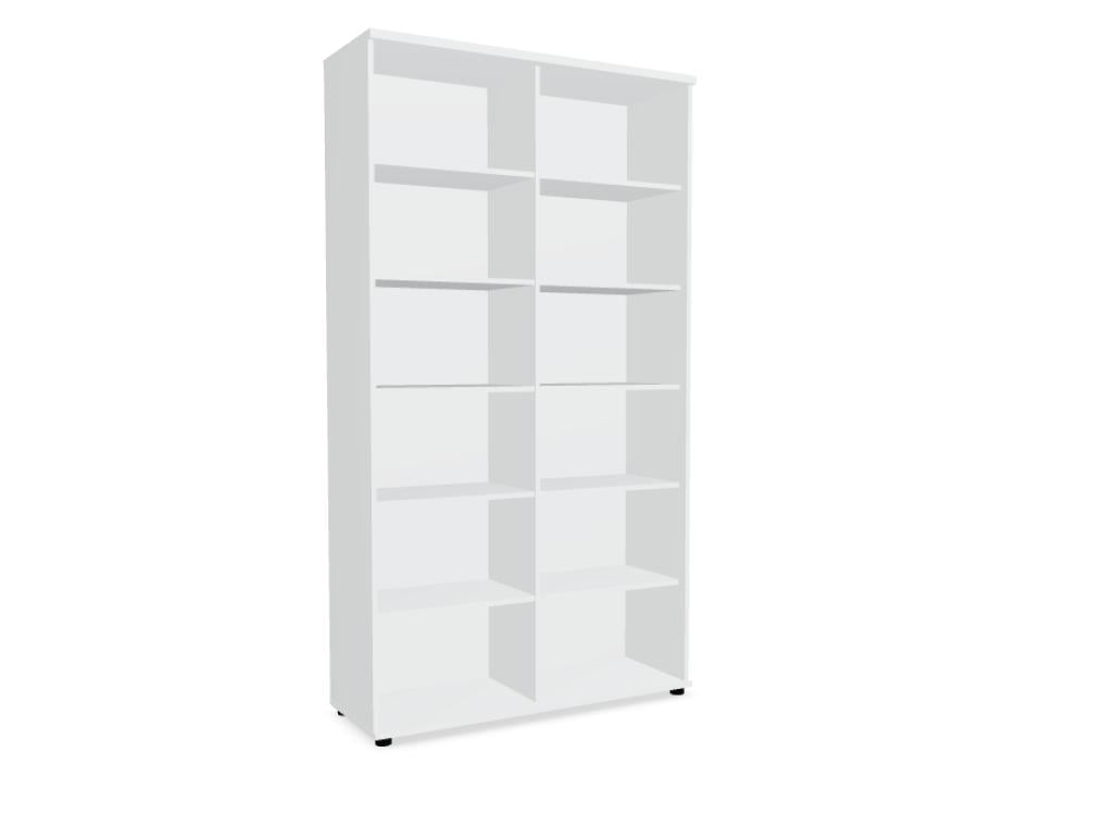 Standregal A6506 von MDD in neutralem Holzton, modernes Regal mit offener Ablagefläche, geeignet für Bücher, Dekoration und Alltagsgegenstände