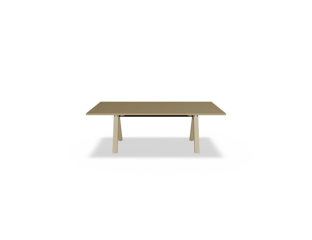 Esstisch Viga V220S, Holzoptik mit klarer Linienführung, XL-Tischfläche und stabiler Unterkonstruktion für moderne Dining-Zonen