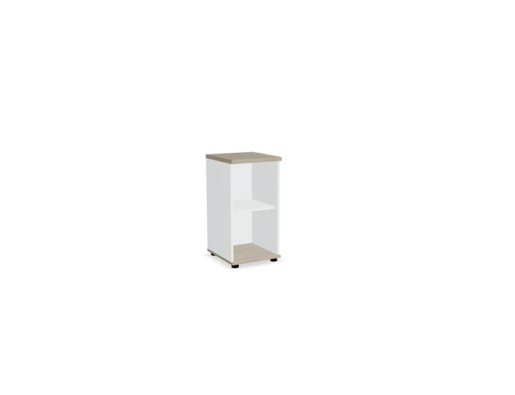 Mdd Standard A2902K Standregal mit offenem Fachdesign und modernem Holzdekor für Büro, Wohnraum oder Archiv
