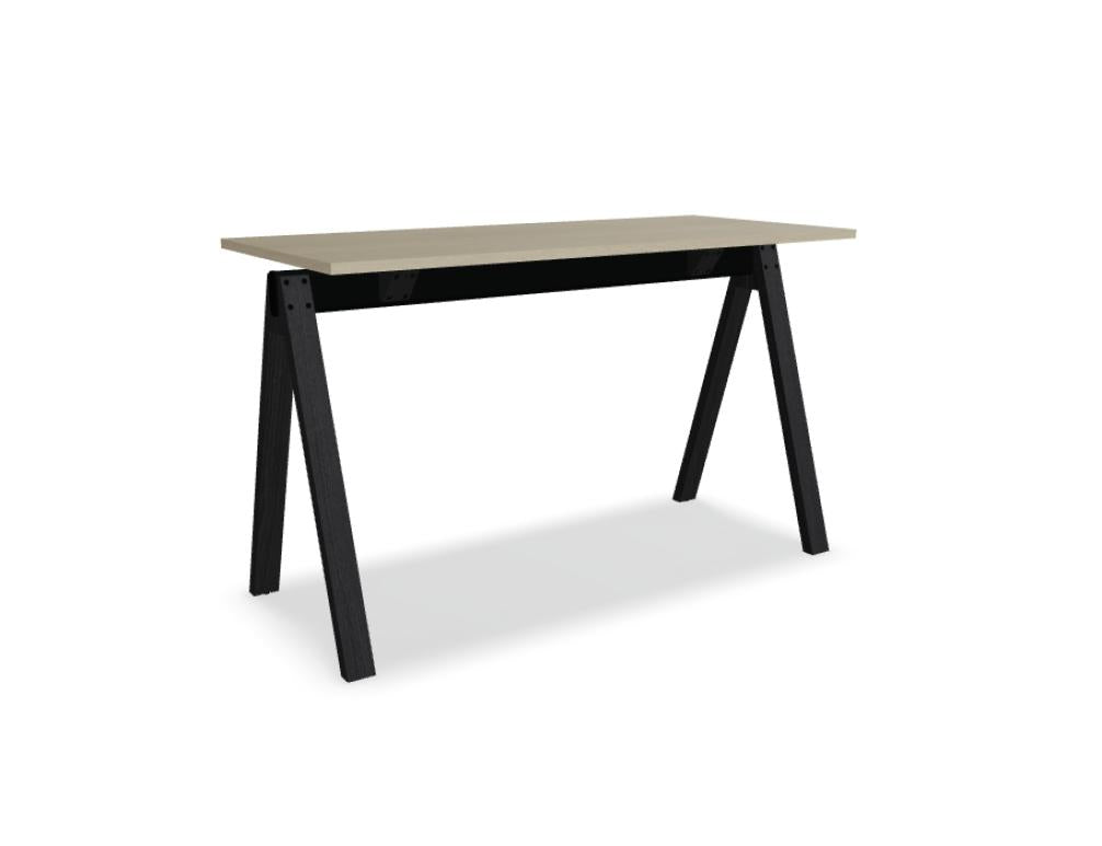 Viga V1811M Hochtisch in modernem Design, hochwertiger Holzlook, elegantes Tischgestell, ideal für Bar- und Küchenbereiche, kompakte Höhe