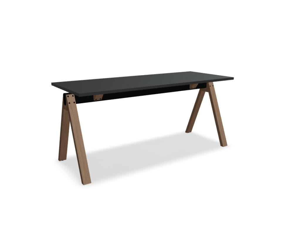 Mdd Viga V209 Hochtisch mit schlankem Gestell und rechteckiger Platte für moderne Büro- und Loungebereiche