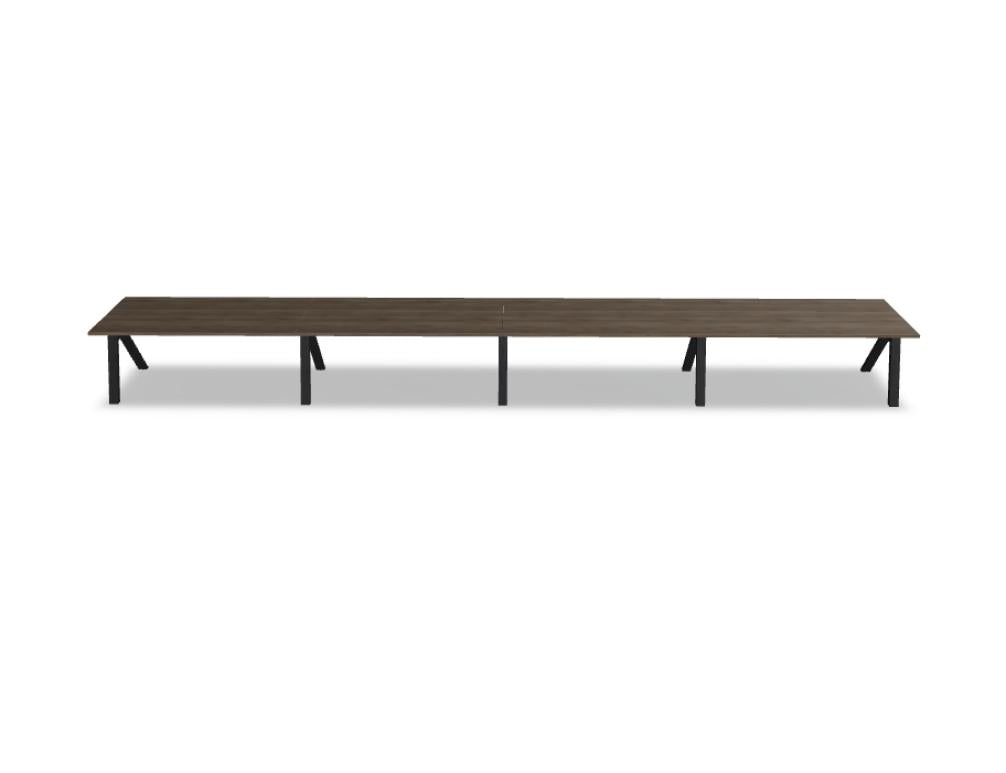 Schreibtisch Viga V18ME4 aus der MDD-Kollektion; modernes, minimalistisches Holzdesign mit mattem Finish, kompakte Arbeitsfläche und schlanke Struktur