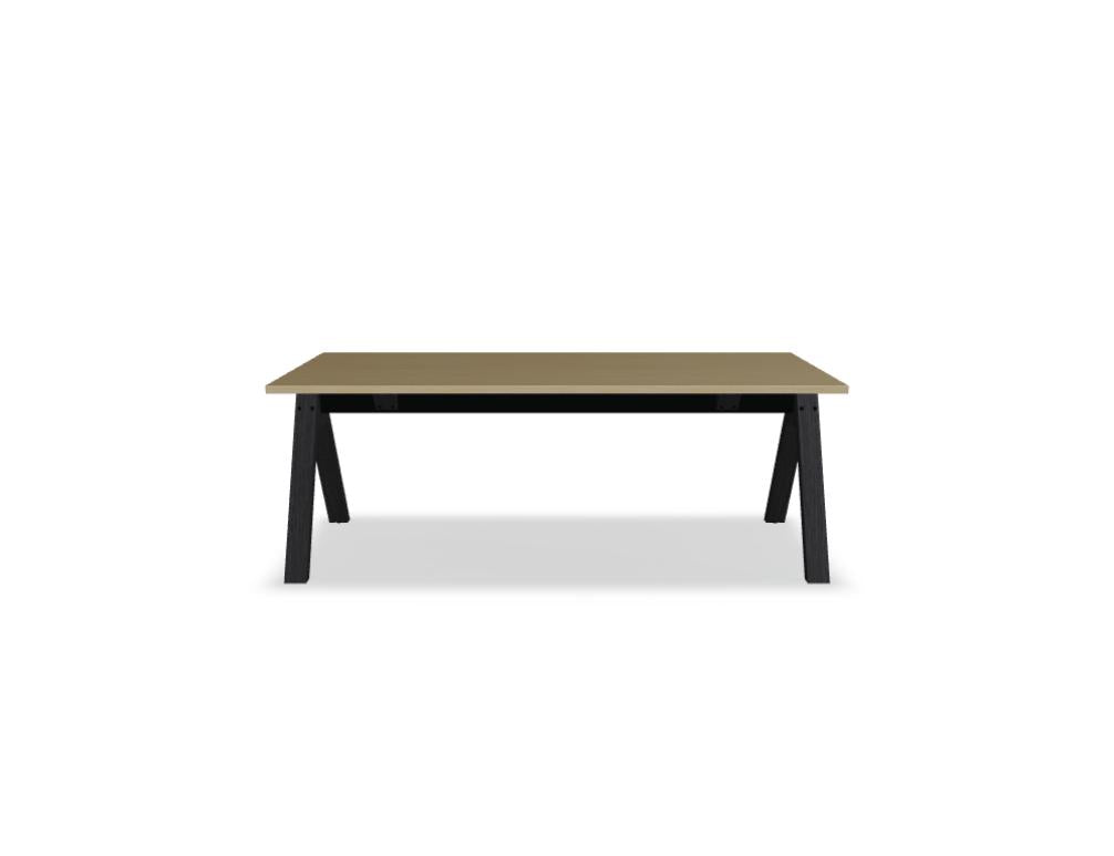 Stylischer Viga V20 Schreibtisch in hellem Holzton mit Metallgestell, geräumige Schreibfläche, ideal für Home‑Office oder Arbeitsplatz. 