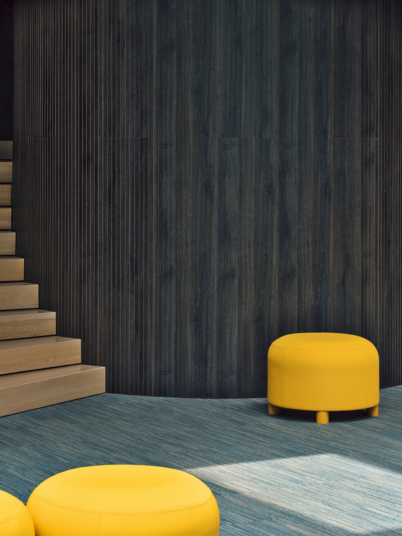 Stylisches, modulares Pouf-System Dots DTSU12 in elegantem Hellgrau, ideal für kreative Raumgestaltungen und komfortable Sitzgelegenheiten.