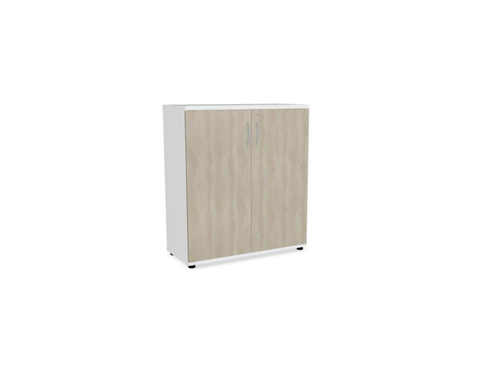 Mdd Standard A3105TMK Hängeregisterschrank in Weiß mit drei Schubladen, abschließbar, für geordnete Büroablage