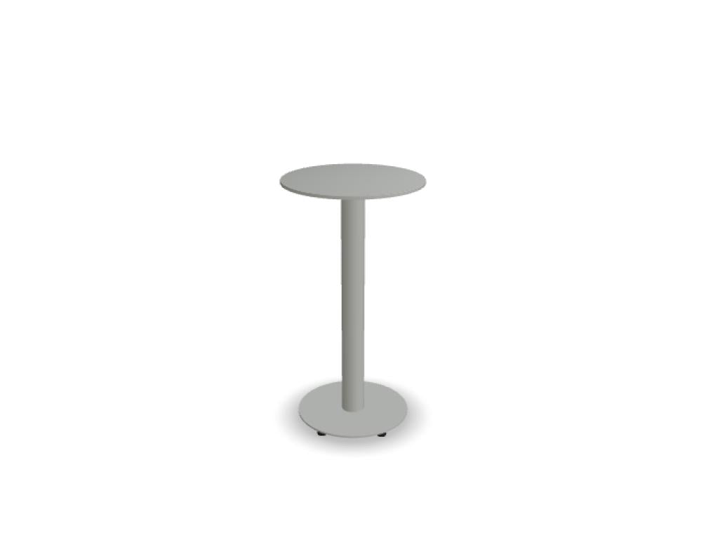 Hochtisch Bolt OST611 für den Outdoor-Einsatz, elegantes Gestell mit heller Oberfläche, geeignet für Terrasse oder Balkon, wetterbeständig und modern gestaltet