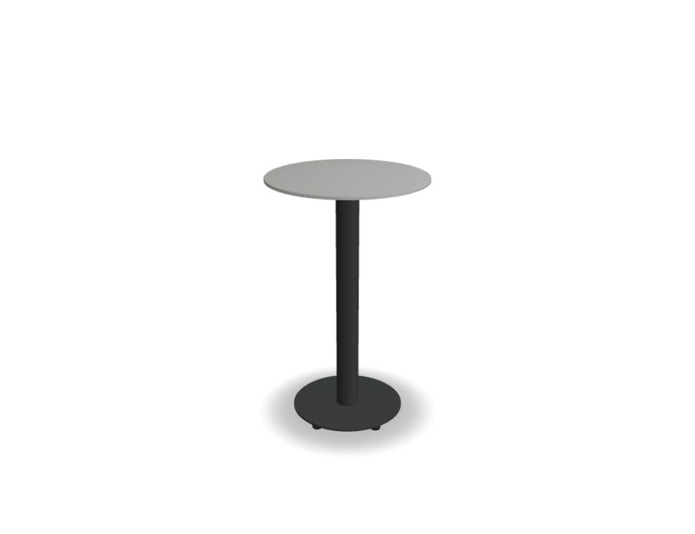 Hochtisch Bolt OST711 im modernen Outdoor-Design, wetterbeständig, robustes Tischgestell, glatte Oberfläche, ideal für Balkon, Terrasse oder Garten, Euro-Silberton