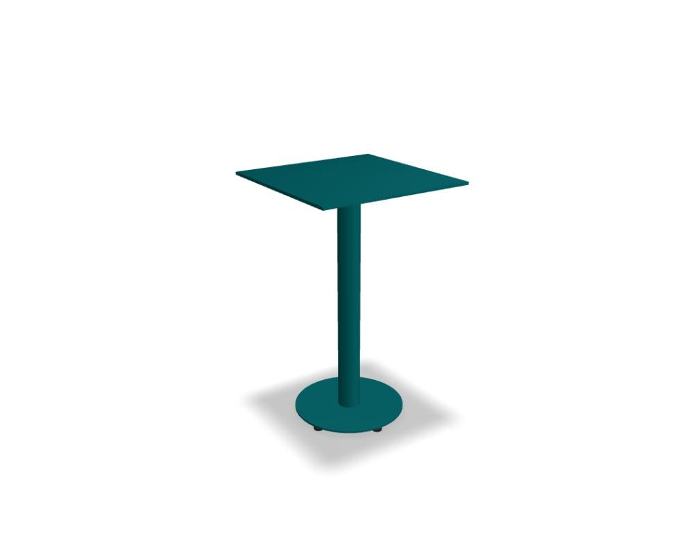Bolt OSTK711 Hochtisch von MDD für Outdoor-Bereiche, moderner Stehtisch mit schlankem Gestell und runder Tischplatte.