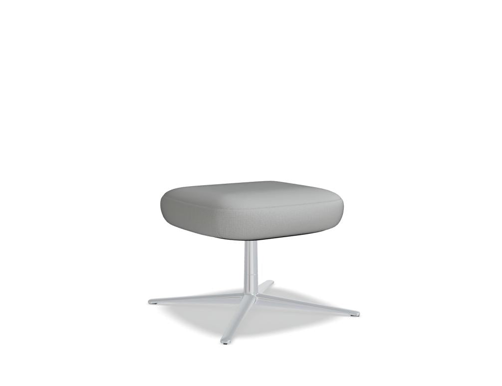 Grand Grace GRFP01 Fußhocker von Mdd, elegant gepolstert mit abgerundeter Form und stabilem Gestell für Lounge und Büro