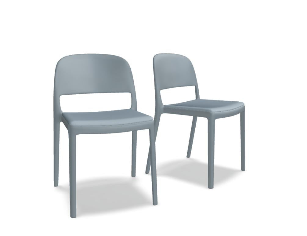 Blendy BNDTD01: Niedrig gepolsterter Gartenstuhl aus Metallrahmen mit bequemer Sitzfläche und robusten Beinen, ideal für Terrasse oder Balkon, wetterfest und pflegeleicht.