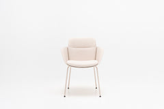 Senda - chair with four-legged metal frame