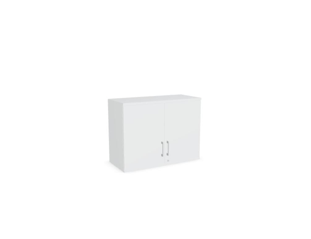 Hochwertiger Standard A1105 Aufsatzschrank von MDD, Büroschrank mit moderner Holzoptik, stabile Konstruktion, ideal für Aktenordner und Büromaterial. 