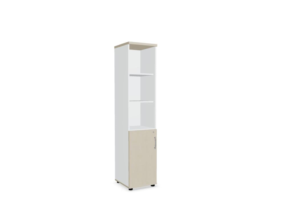 Standard A58P2 Halbrregal von MDD: stabiles, schwarzes Standregal mit 5 Ebenen, robustes Design, vielseitig einsetzbar für Büro oder Wohnbereich.