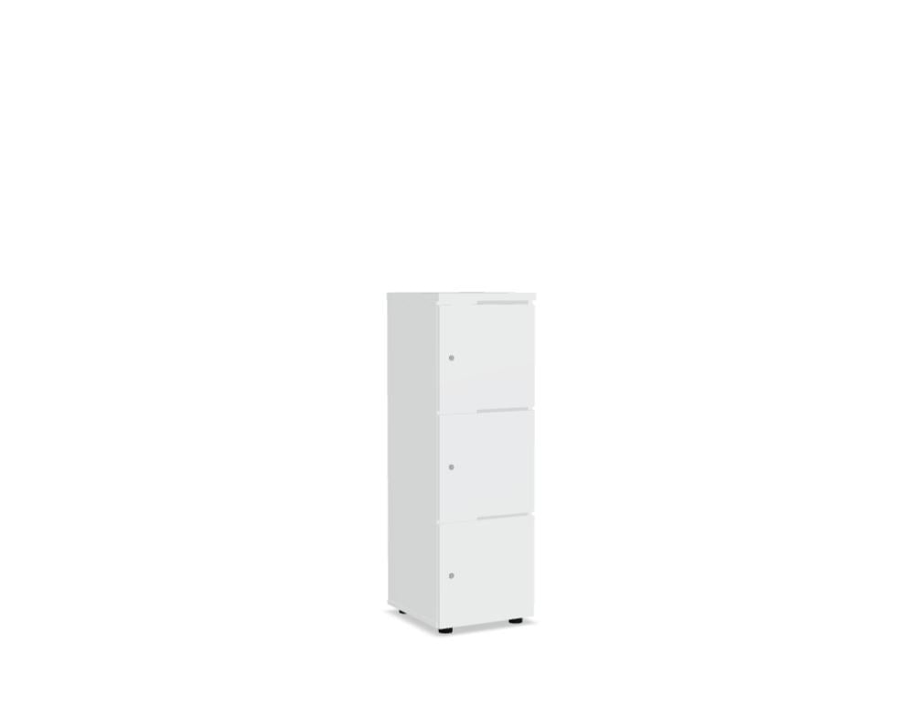 Locker Standard LOK03 Schließfachschrank aus robustem Metall, neutral graues Finish, kompakte Büroaufbewahrung mit verlässlicher Schließtechnik und mehreren Fächern