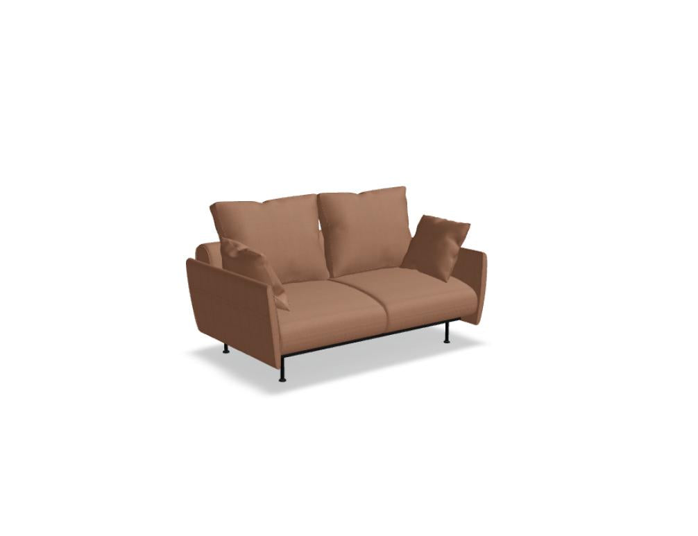 Lotus LTS02 2er Sofa von Mdd mit weichen Polstern, klarer Form und elegantem Design für moderne Lounge- und Wohnbereiche