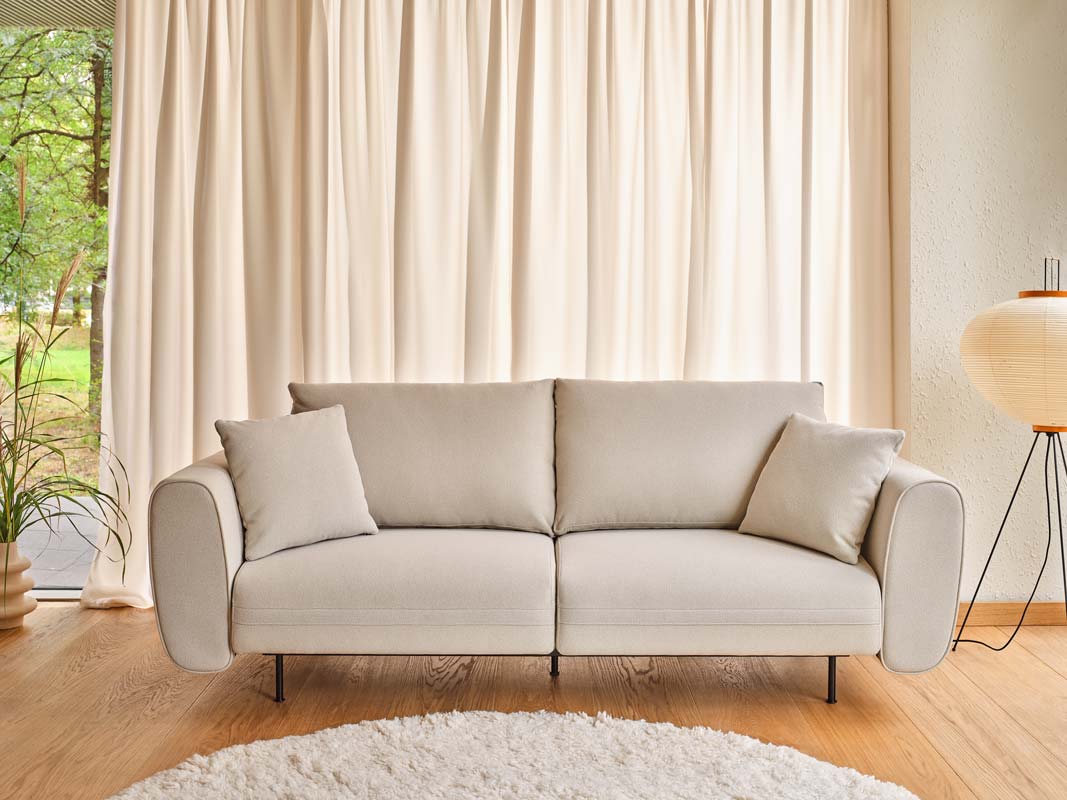 Elegantes L-Sofa Lotus LTS07 von Mdd, rechtsseitig, vereint stilvolles Design und hohen Komfort für jeden Wohnraum.