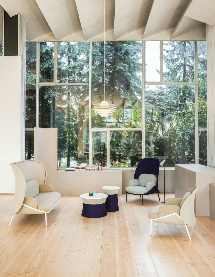 Elegantes Hochlehner-Sofa Mesh MS1S von Mdd, ideal für stilvolle Büros, vereint Komfort und modernes Design in einem ansprechenden Look.