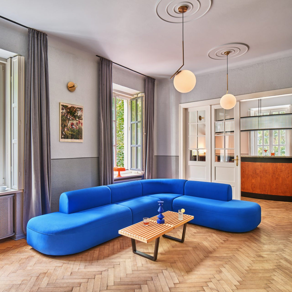 Stylisches Ecksofa Artiko AT28 von Mdd, das mit seinem zeitgemäßen Design und der gemütlichen Polsterung jeden Raum aufwertet.