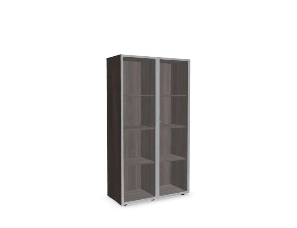 Vitrine Mito MIT16 aus der Kollektion von MDD, elegantes Möbelstück mit klaren Linien, Glasfront und metallischen Akzenten, perfekt als stilvolle Aufbewahrung in Wohnzimmer oder Büro