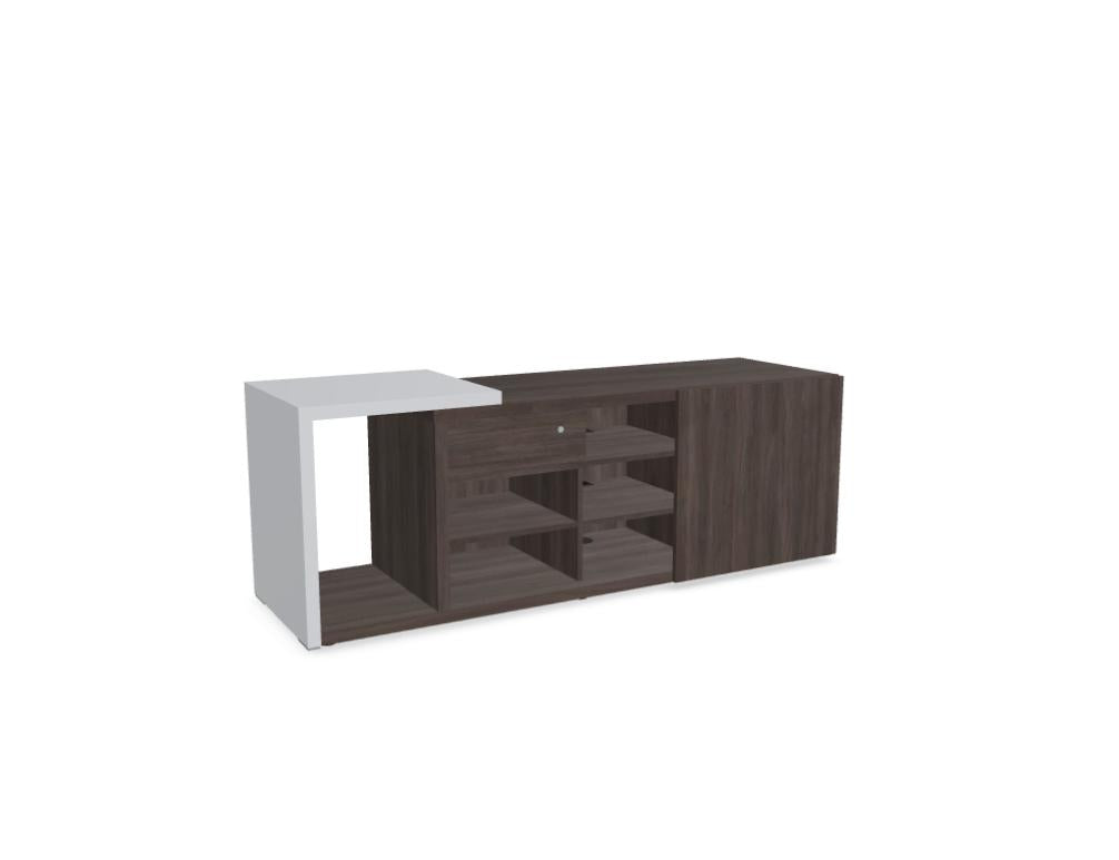 Hochwertiger Metall-Büroschrank Mito MIT36 von MDD, kompakt, robust mit verstellbaren Fächern und schmaler Frontplatte, ideal für Büro- oder Arbeitszimmerecke