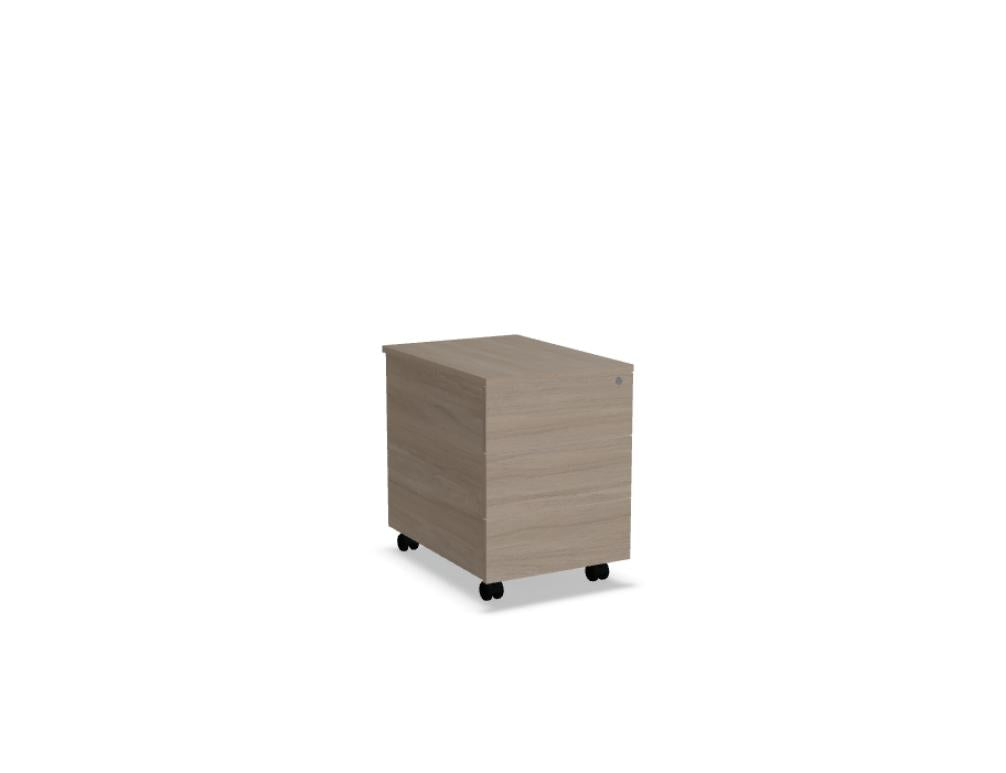 Image eines modernen Bürocontainers Mito MIT130 von Mdd aus der Korpus-Kategorie, helles Holzfinish, klare Linien, Schubkästen sichtbar, ideale Aufbewahrungslösung für Büro- oder Arbeitsräume