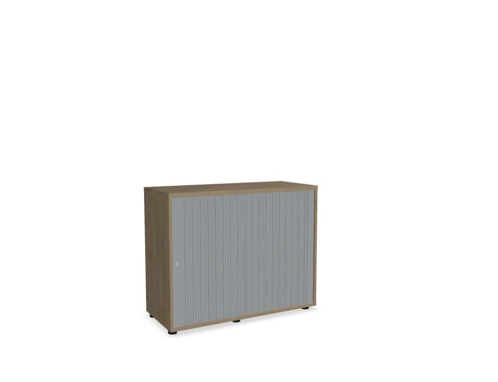 Standard MEA2L05 - Jalousieschrank in Eiche Natur präsentiert im Onlineshop von KAQTU Design AG. Büroschrank ist von Mdd