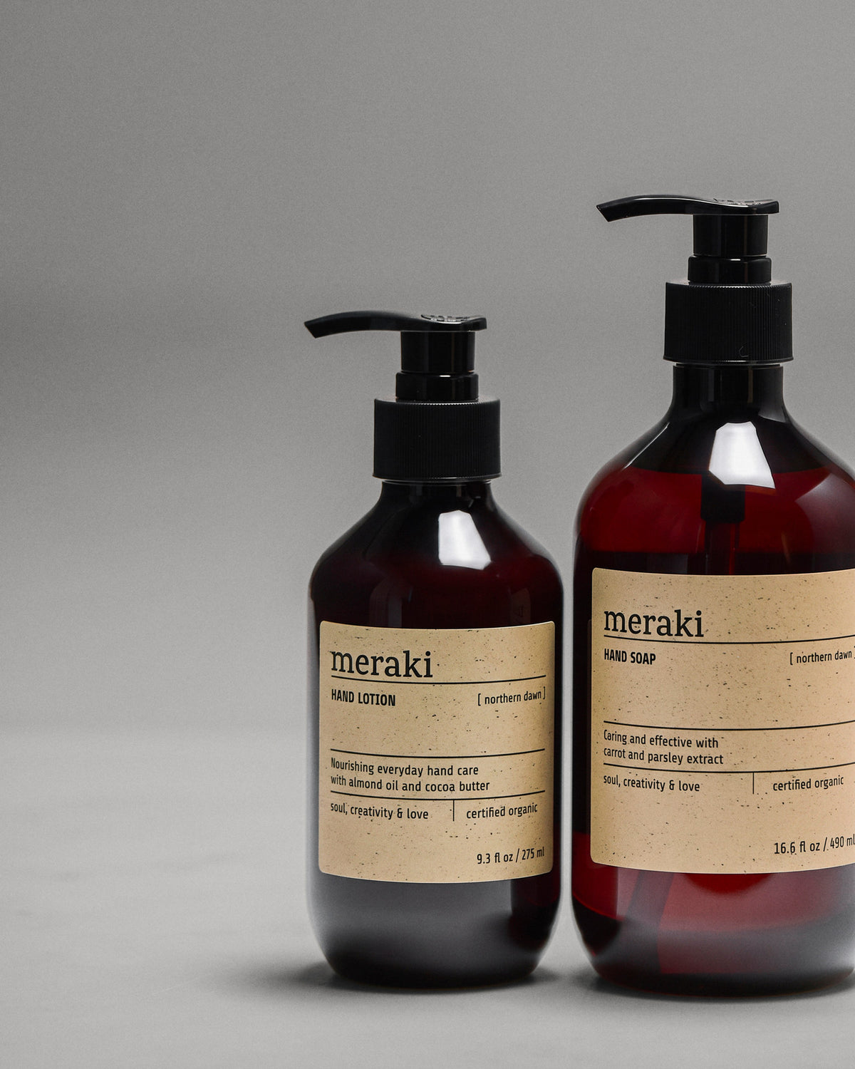 Hand Lotion, Northern dawn in Braun präsentiert im Onlineshop von KAQTU Design AG. Körperpflege ist von Meraki