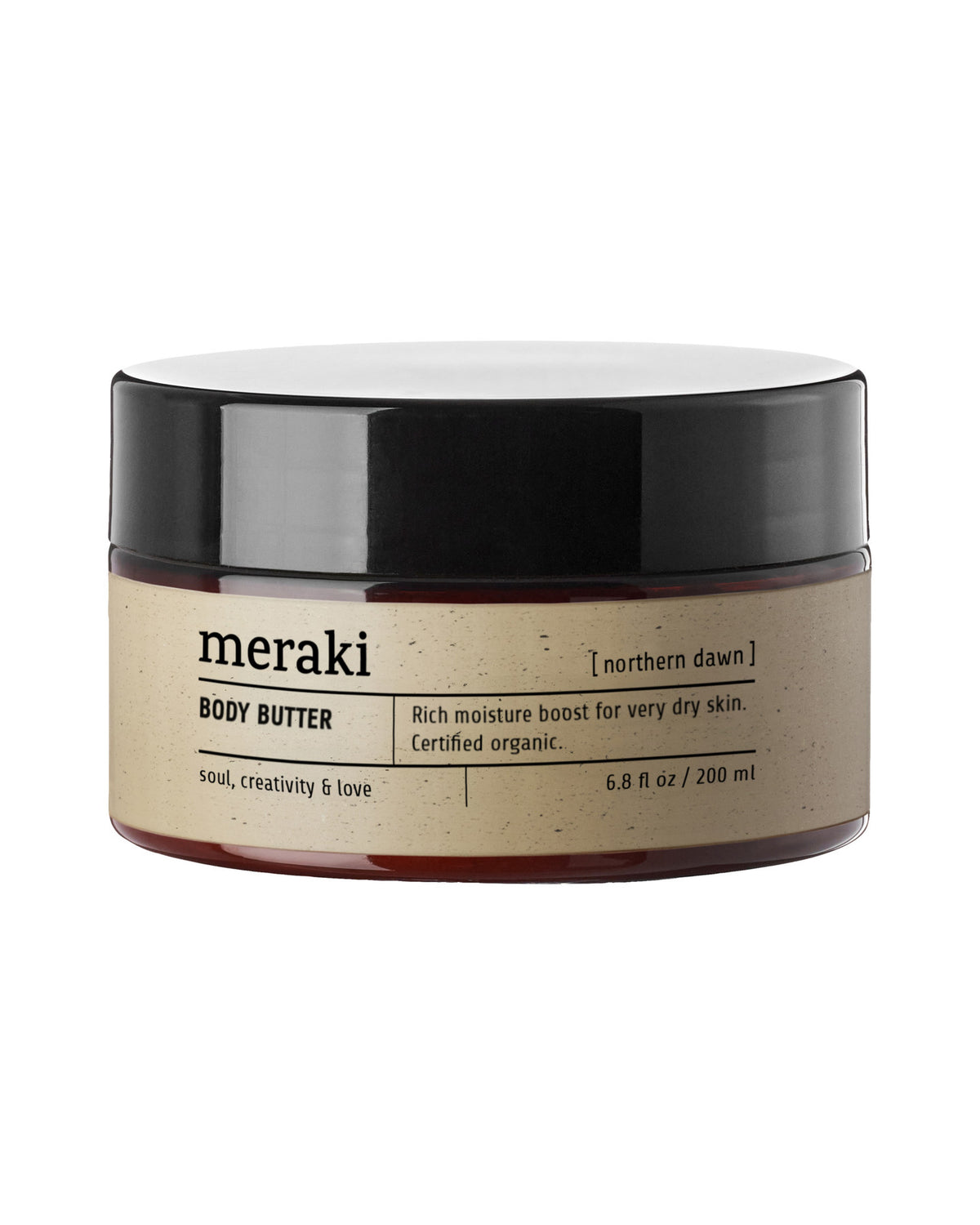 Body butter, Northern dawn in Braun präsentiert im Onlineshop von KAQTU Design AG. Körperpflege ist von Meraki