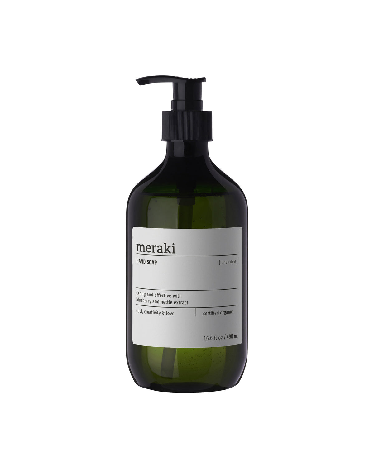Hand soap, Linen dew in Grün präsentiert im Onlineshop von KAQTU Design AG. Körperpflege ist von Meraki