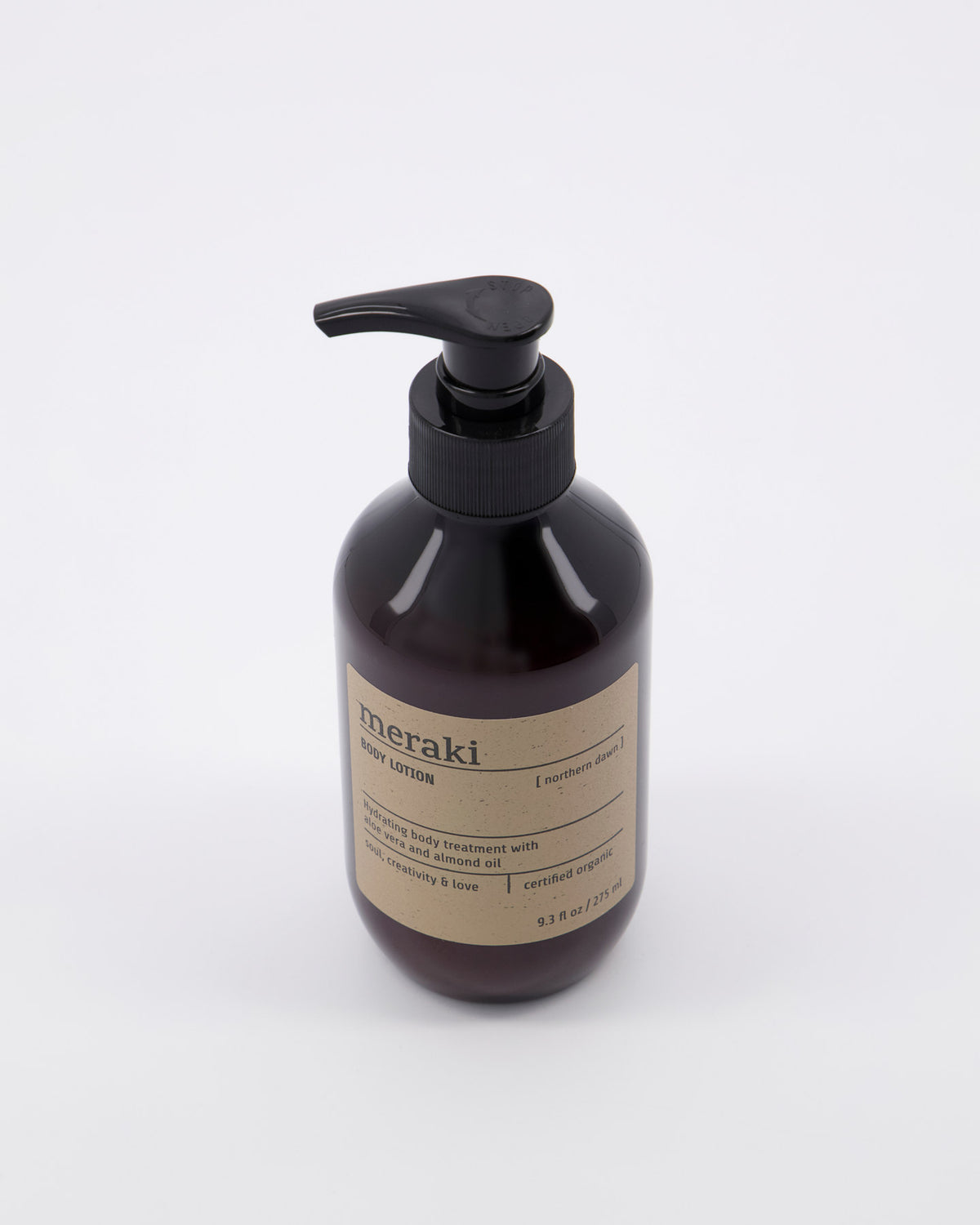 Body Lotion, Northern dawn in Braun präsentiert im Onlineshop von KAQTU Design AG. Körperpflege ist von Meraki