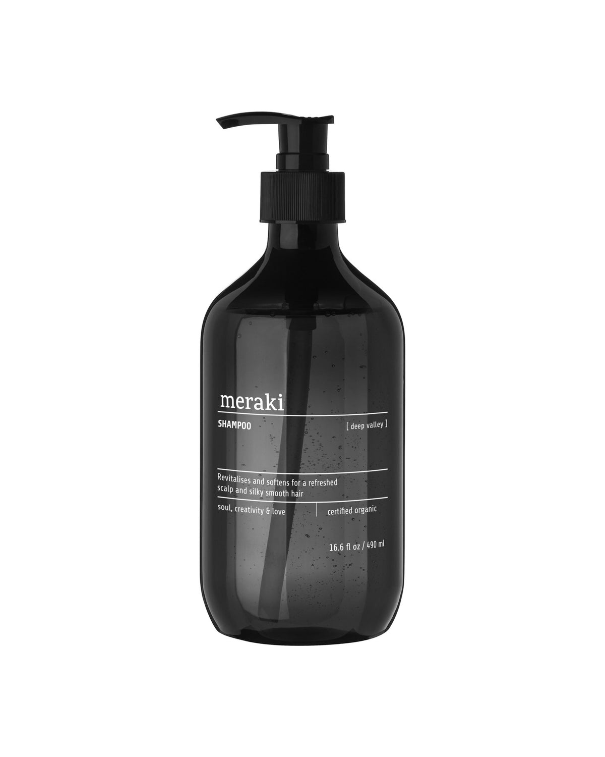 Shampoo, Deep valley, 490 ml in  präsentiert im Onlineshop von KAQTU Design AG. Körperpflege ist von Meraki