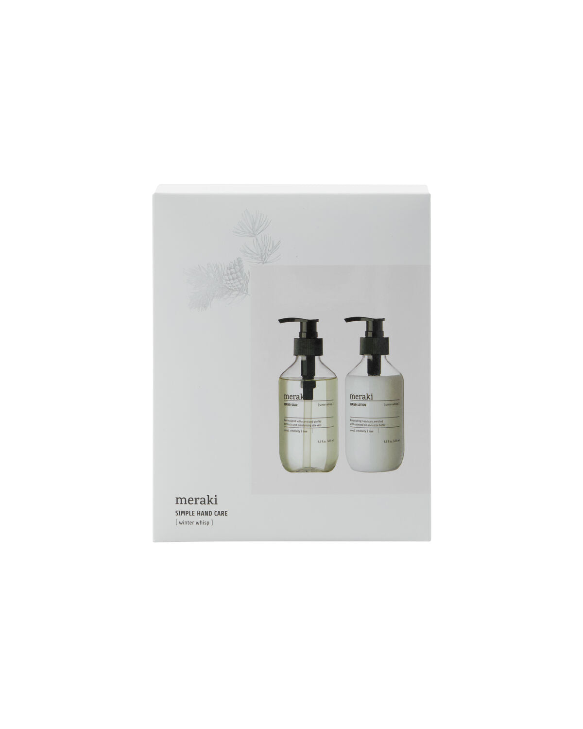 Gift boxCH, winter whisp hand soap + hand lotion, 275|275 ml|ml in White präsentiert im Onlineshop von KAQTU Design AG. Lebensmittel ist von Meraki