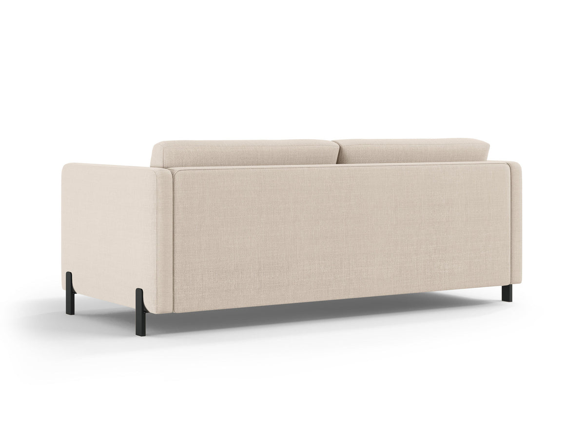 Gloria Sofa mit Schlaffunktion 2 Sitzer in Beige-Bjorn präsentiert im Onlineshop von KAQTU Design AG. Bettsofa ist von Micadoni