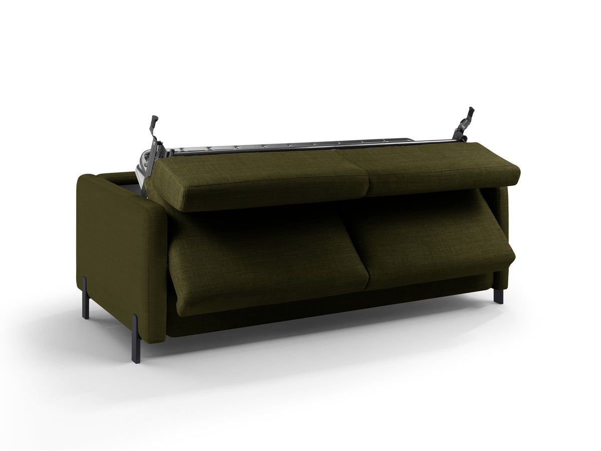 Gloria Sofa mit Schlaffunktion 2 Sitzer in Green-Bjorn präsentiert im Onlineshop von KAQTU Design AG. Bettsofa ist von Micadoni