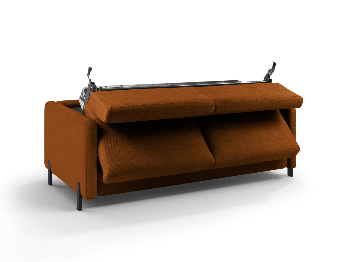 Gloria Sofa mit Schlaffunktion 2 Sitzer in Brick-Bjorn präsentiert im Onlineshop von KAQTU Design AG. Bettsofa ist von Micadoni