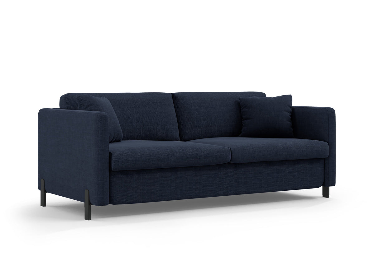 Gloria Sofa mit Schlaffunktion 2 Sitzer in Blue-Bjorn präsentiert im Onlineshop von KAQTU Design AG. Bettsofa ist von Micadoni