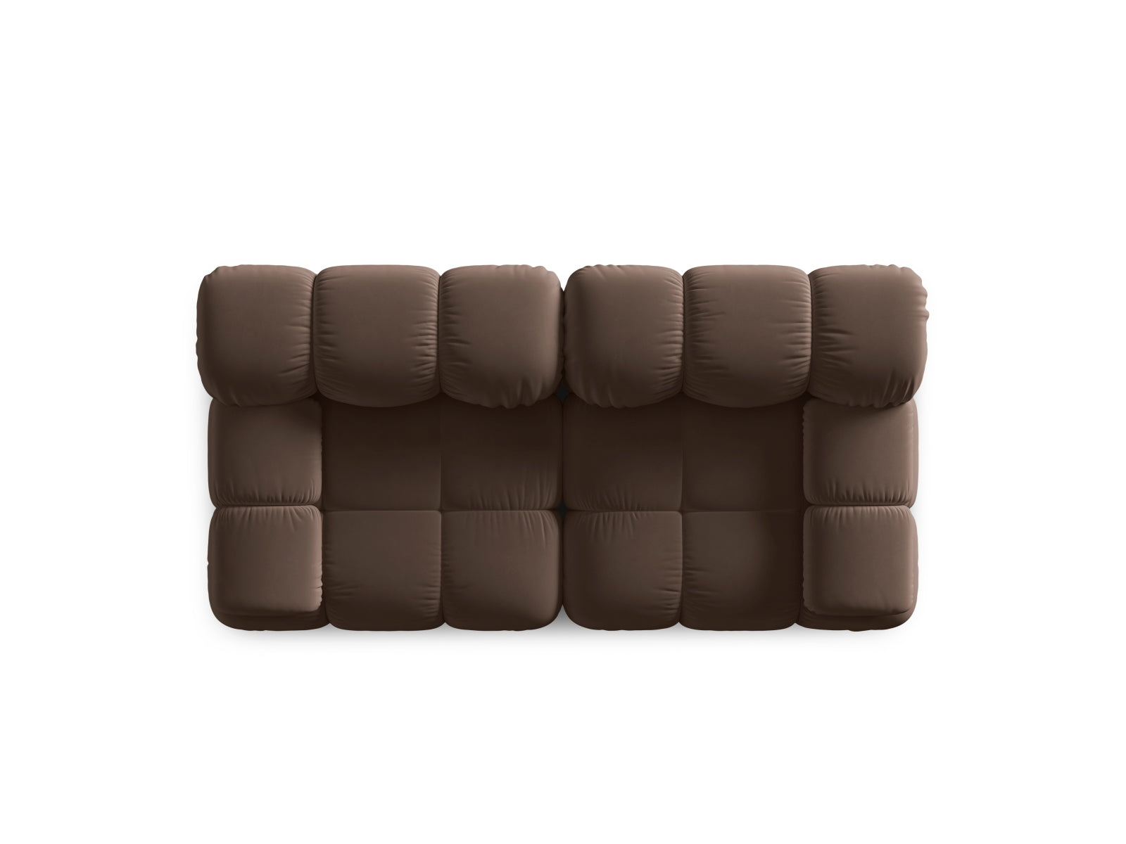 Elegantes 2-Sitzer Sofa Bellis aus weichem Velours, 94 cm breit, ideal für stilvolle Wohnräume, erhältlich bei Micadoni.