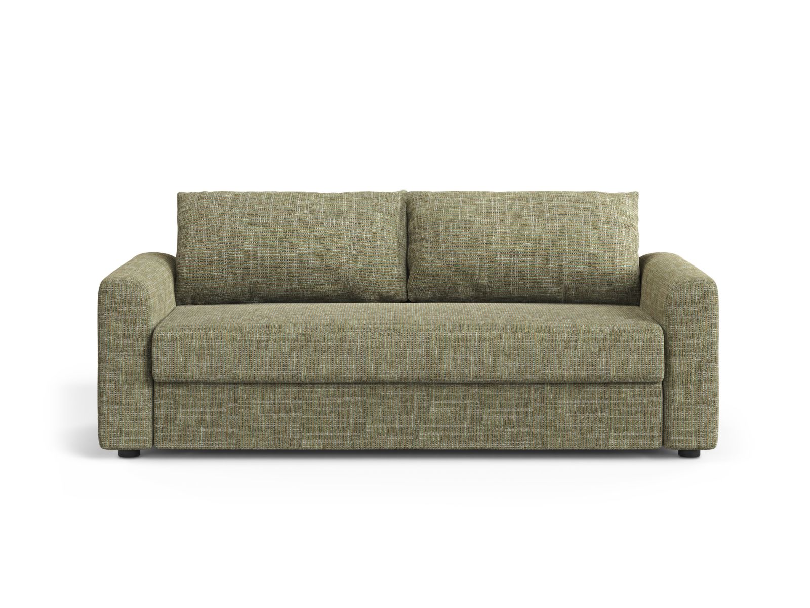 3-Sitzer Sofa mit Schlaffunktion David in Olive-Baltimore präsentiert im Onlineshop von KAQTU Design AG. Bettsofa ist von Micadoni