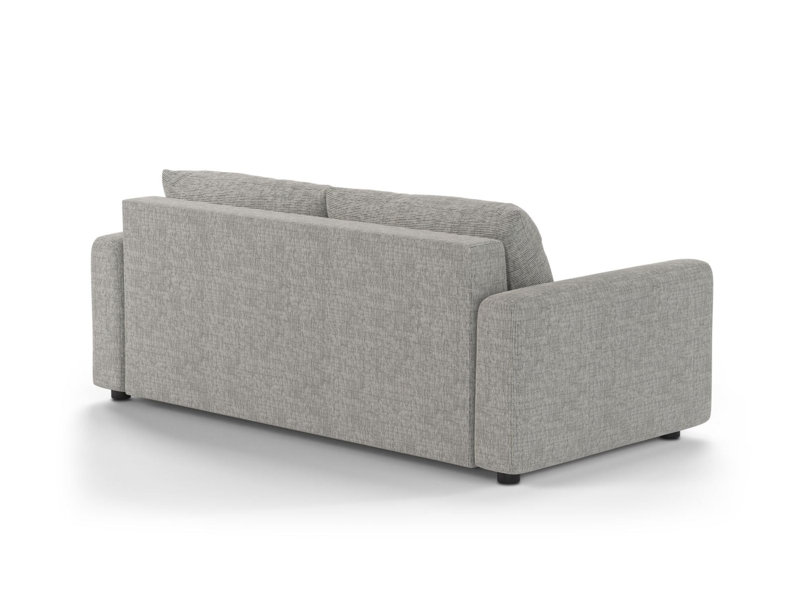 Stylisches 3-Sitzer Sofa David in Warm Grey-Baltimore, perfekt für Wohnräume und als komfortables Schlafsofa für Gäste.