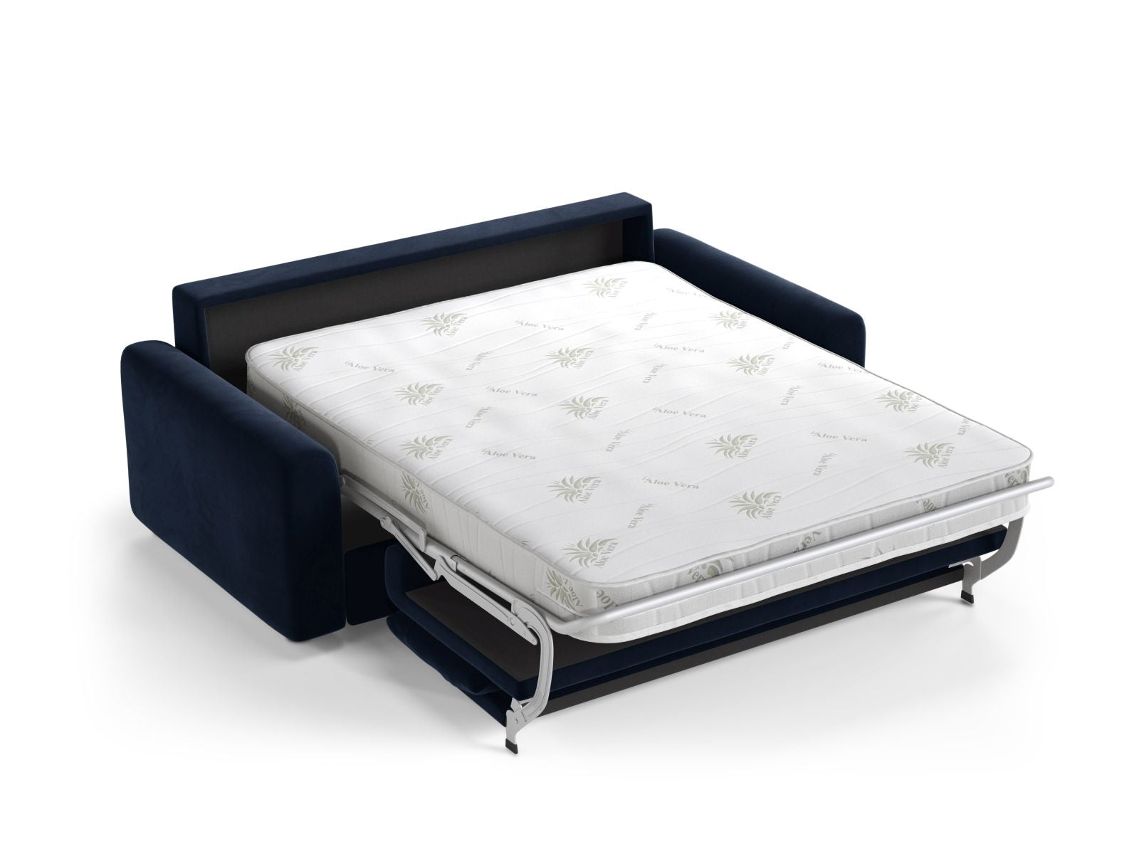 Stylisches 3-Sitzer Sofa David in Royal Blue, ideal für entspannte Stunden und als praktische Schlaflösung für Übernachtungsgäste.