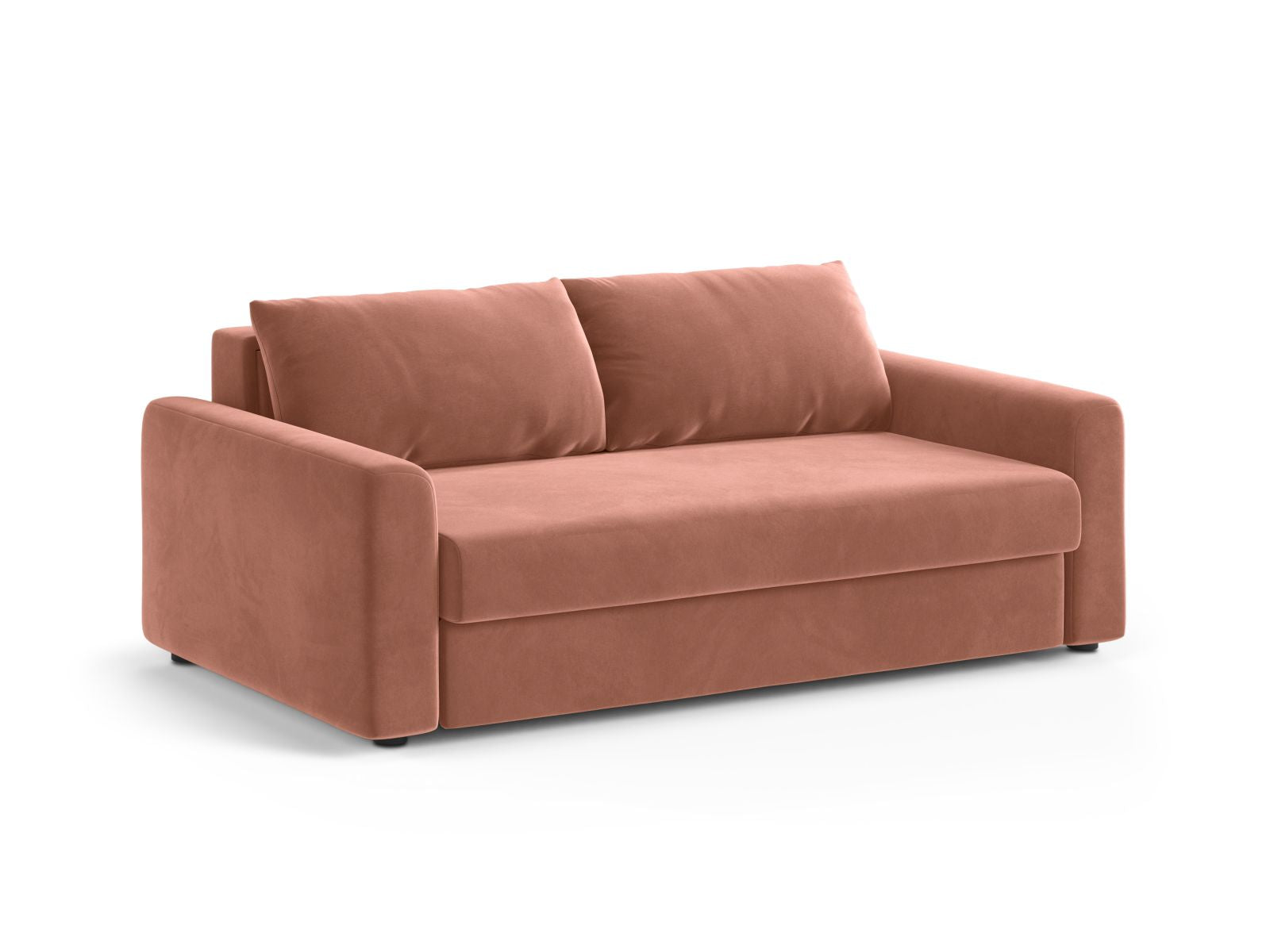 Stylisches 3-Sitzer Sofa David in Pink-Salvador, ideal als Bettsofa für gemütliche Nächte und entspannte Tage, von Micadoni.