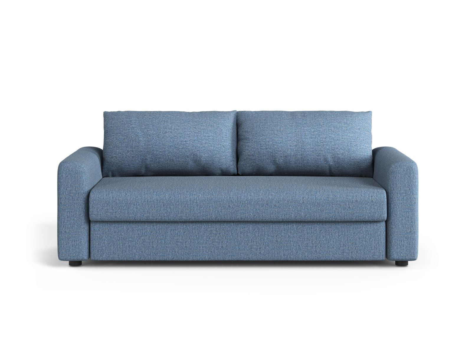 3-Sitzer Sofa mit Schlaffunktion David in Dark Blue-Babel präsentiert im Onlineshop von KAQTU Design AG. Bettsofa ist von Micadoni