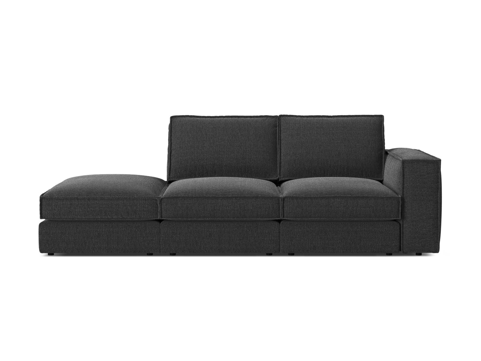 3-Sitzer Sofa Open End links Pola in Black-Babel präsentiert im Onlineshop von KAQTU Design AG. 3er Sofa ist von Micadoni