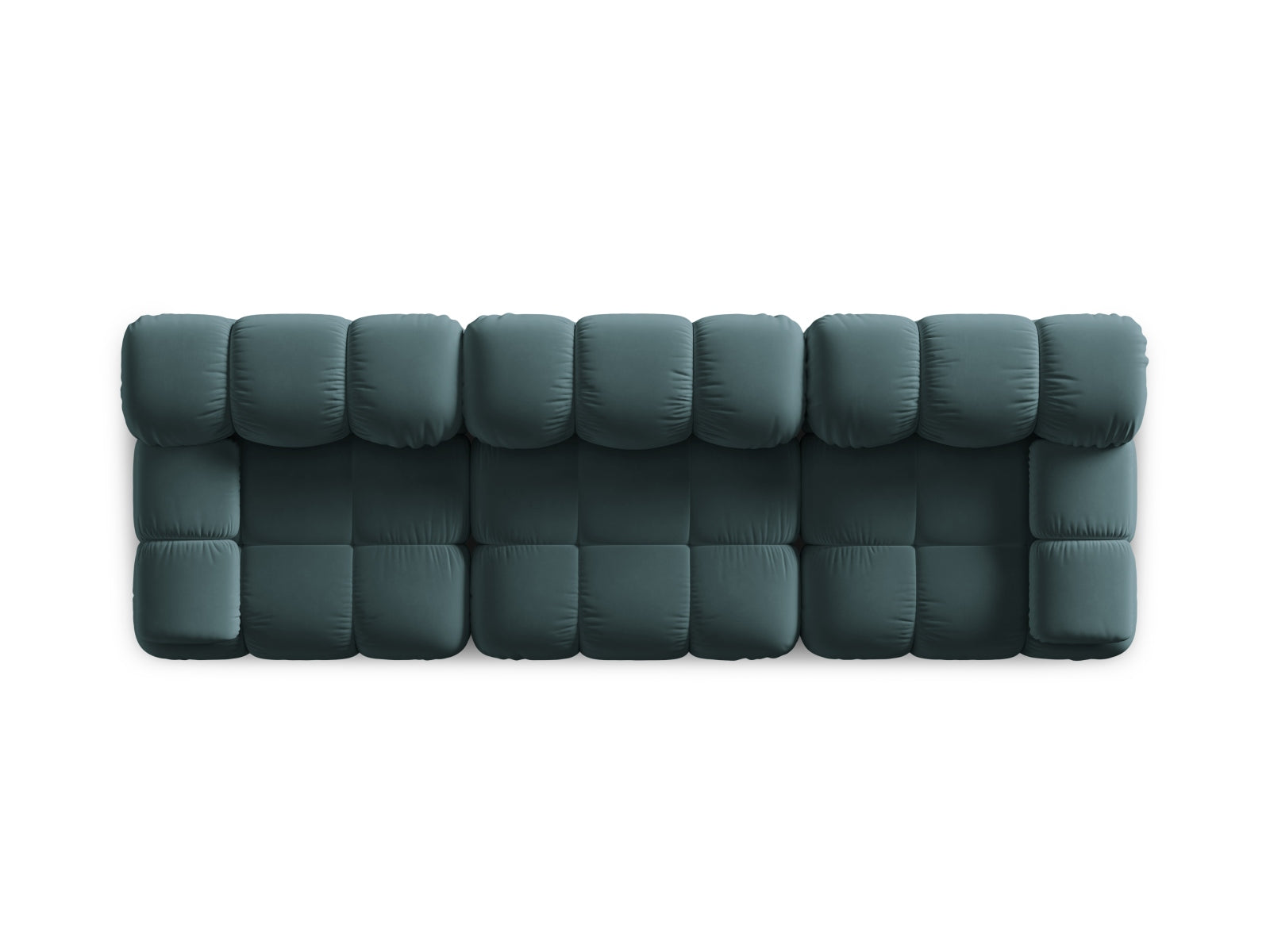 Entdecken Sie das Bellis Velour Sofa von Micadoni – ein stilvolles 3-Sitzer-Modell, das durch seine modulare Bauweise und den hohen Komfort besticht.