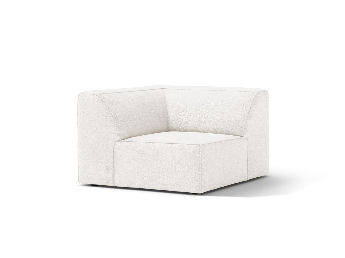 1-Sitzer Eckmodul Jodie in White-Baloo präsentiert im Onlineshop von KAQTU Design AG. Modulares Sofa ist von Micadoni