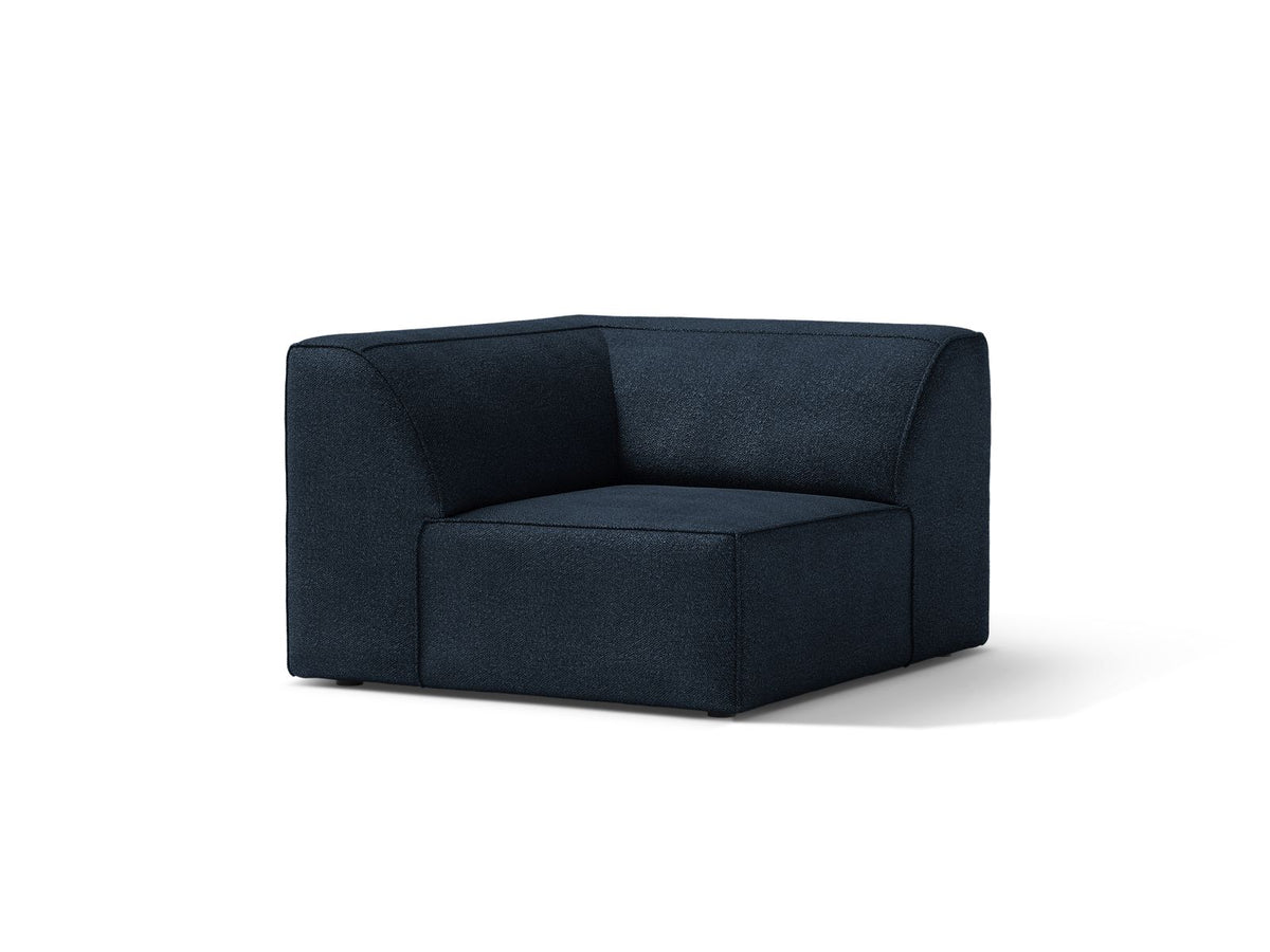 1-Sitzer Eckmodul Jodie in Dark Blue-Baloo präsentiert im Onlineshop von KAQTU Design AG. Modulares Sofa ist von Micadoni