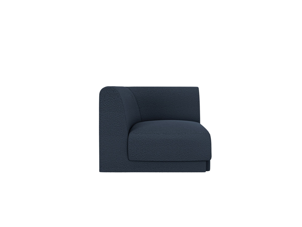 Miley Corner Modul 1 Sitzer in Dark Blue-Baloo präsentiert im Onlineshop von KAQTU Design AG. Modulares Sofa ist von Micadoni