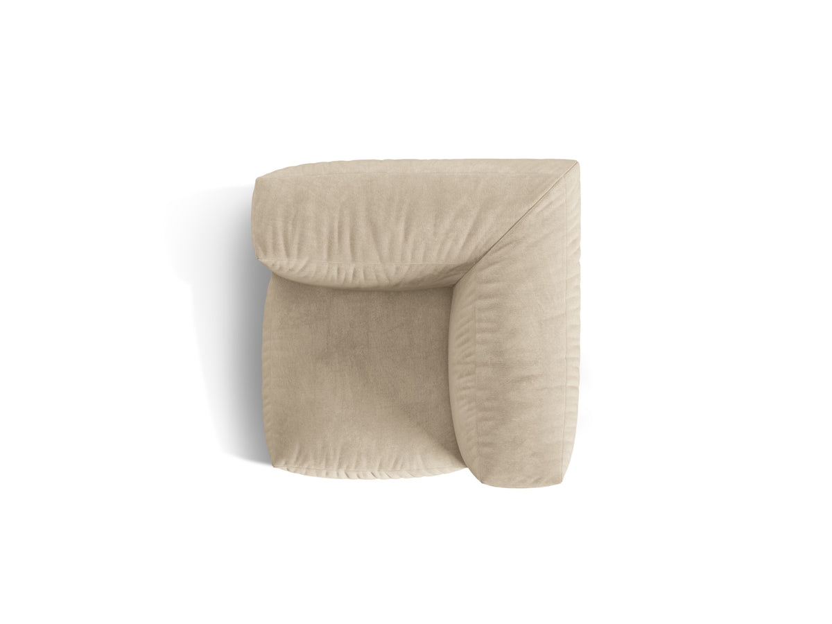 Martina Modul Armless 1 Sitzer in Light Beige-Vogue präsentiert im Onlineshop von KAQTU Design AG. Modulares Sofa ist von Micadoni