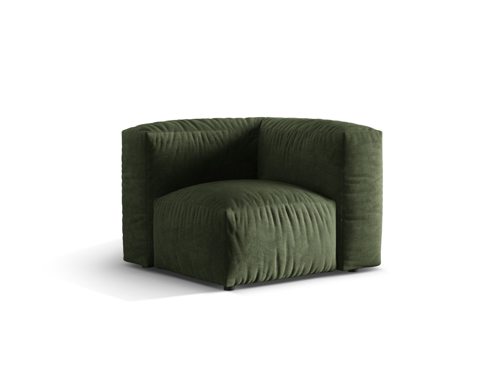 Erleben Sie den Martina Velour Modul Armless 1 Sitzer von Micadoni – perfekt für kleine Räume. Elegantes Design trifft auf höchsten Sitzkomfort!